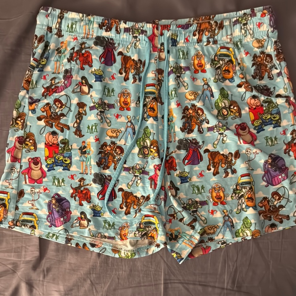 Colorful Cartoon Character Shorts